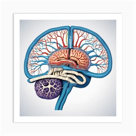 Human Brain Anatomy 21 Art Print by Pat4U - Fy