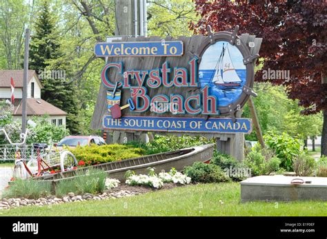 Beautiful Crystal Beach, Near Fort Erie Stock Photo - Alamy