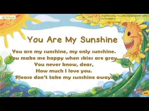 You Are My Sunshine Lyrics