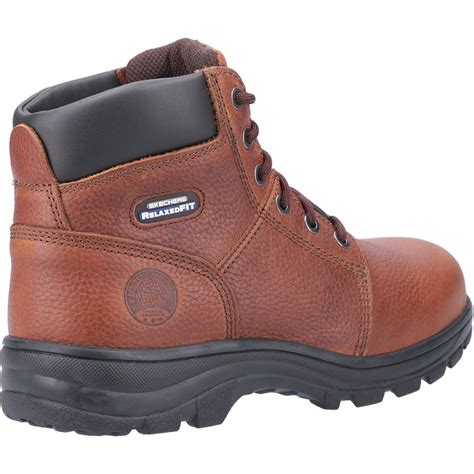 Skechers Workshire SK77009EC Safety Boots Brown Size 8 | Toolstation