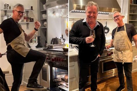 Piers Morgan in cheeky swipe at the BBC as Gary Lineker cooks him feast ...