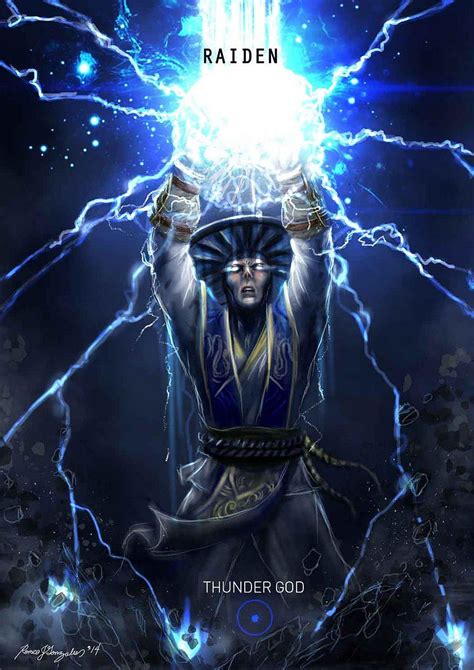 Mortal Kombat X Raiden Thunder God Variation Fanart by, mortal kombat ...