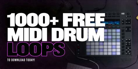 1,000+ Free MIDI Drum Loops