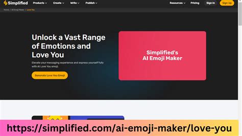 Unleash Your Creativity: Generate Love You Emojis with Simplified AI Emoji Maker Online | by ...