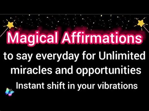 A beautiful Affirmations to receive 🦋miracles everyday - YouTube