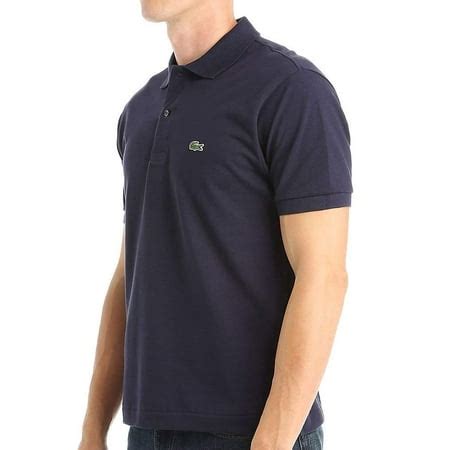 Lacoste Men's L1212 Classic Pique Polo Shirt Navy Blue Polo Shirt 5 | Walmart Canada