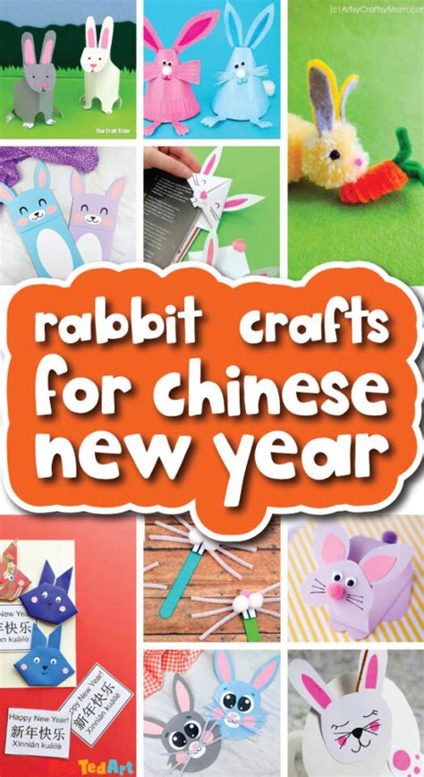 18 Fun Rabbit Crafts For The Chinese New Year