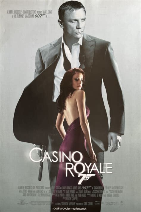 Original Casino Royale Movie Poster - James Bond - 007 - Daniel Craig