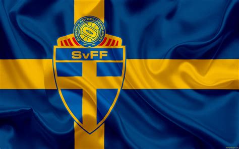 Download wallpapers Sweden national football team, emblem, logo ...