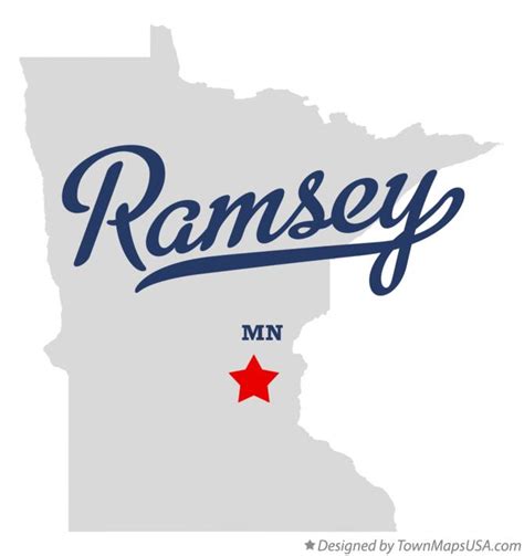 Map of Ramsey, MN, Minnesota