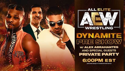 AEW Dynamite Pre-Show Livestream With Private Party Online | 411MANIA