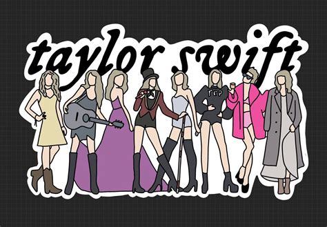 Taylor Swift Eras Sticker | Etsy | Taylor swift drawing, Taylor swift speak now, Taylor swift
