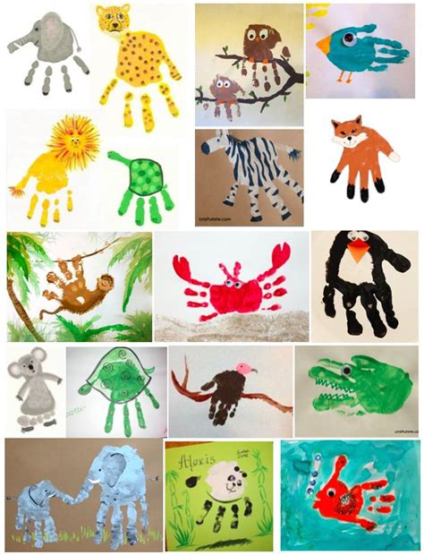 zoo handprint animals - Yahoo Image Search Results | Hand print animals ...