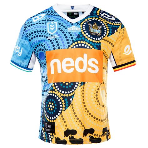 Buy 2021 Gold Coast Titans NRL Home Jersey - Youth - NRL Jerseys