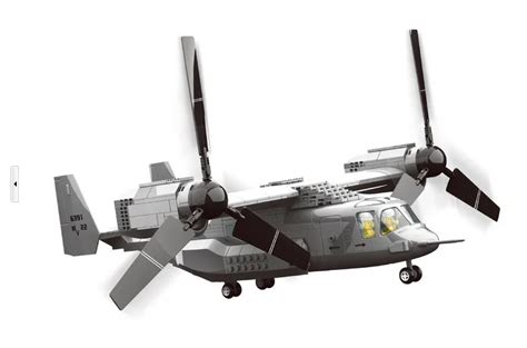 Military Toy American V 22 Osprey Tiltrotor Aircraft Medium Transport ...