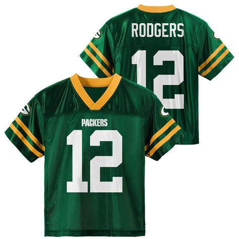 Aaron Rodgers Green Bay Packers Green Toddler Player Home Jersey ...