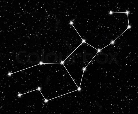 Constellation Virgo against the starry ... | Stock image | Colourbox