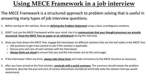 PPT - MECE Framework for Structural Thinking PowerPoint Presentation, free download - ID:7441112