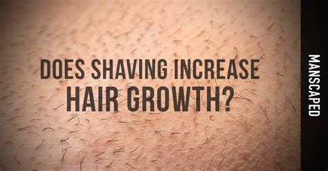 Does Shaving Make Hair Grow Back Quicker, Thicker Or Darker? No. – MANSCAPED