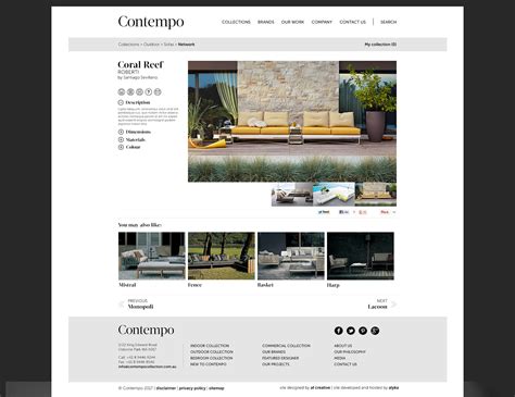 Contempo Collection - Website 2017 :: Behance