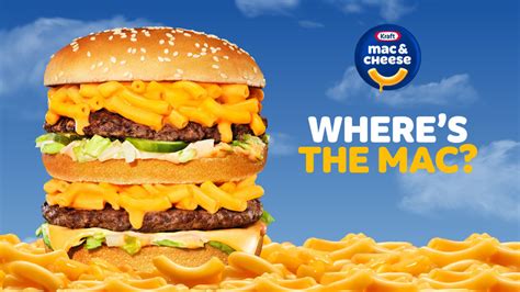 Kraft Urges McDonalds To Add Mac & Cheese To Their Big Mac
