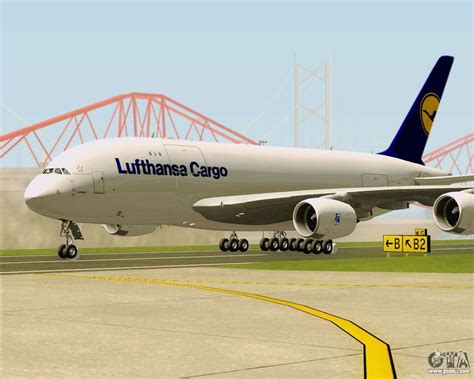 Airbus A380-800F Lufthansa Cargo for GTA San Andreas