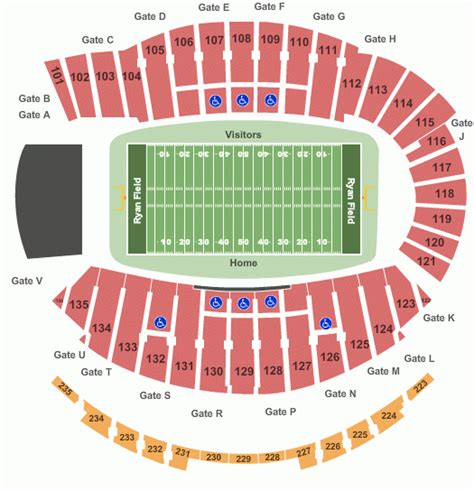 Duke University Football Stadium Seating Chart - Stadium Seating Chart