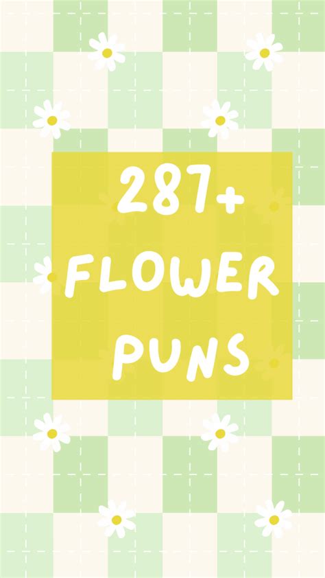 287+ Best Flower Puns and Jokes That Will Grow On You - Nourish Your Glow