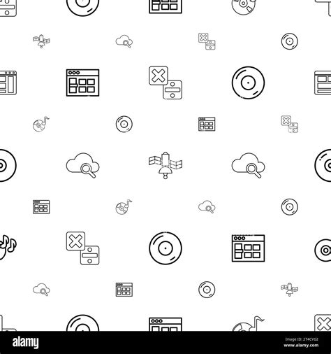 Software icons pattern seamless white background Vector Image Stock Vector Image & Art - Alamy