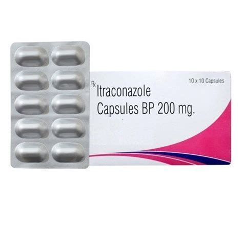 Itraconazole Capsules Bp 200 Mg Cool And Dry Place at Best Price in ...