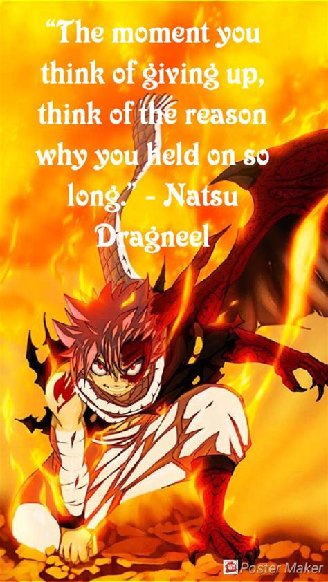 Fairy Tail Quotes Natsu Wallpapers on WallpaperDog