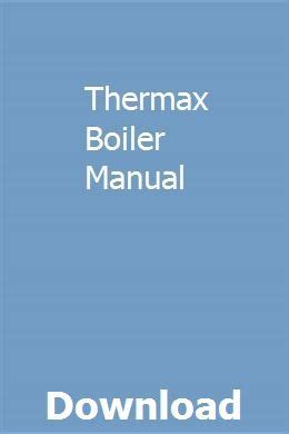 Thermax Boiler Manual | Mbo