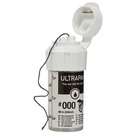 Ultradent Ultrapak™ Retraction Cord - Size #000 (244cm)