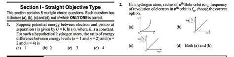 2. Ifin hydrogen atom, radius of nth Bohr orbit is r... - Physics