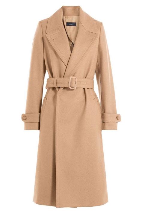 Joseph Double-breasted Wool-blend Coat In Camel | ModeSens