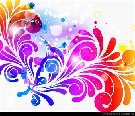 Abstract Design Colorful Background Vector Graphic - Vector download