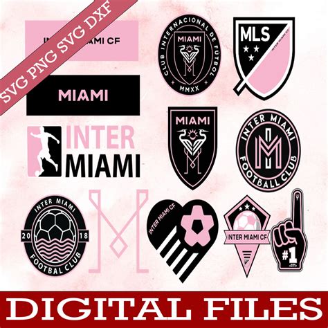 Bundle 12 Styles MLS Inter Miami CF Soccer Team svg, Inter M - Inspire ...