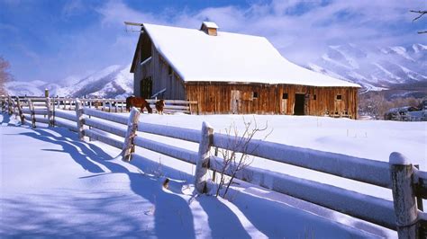 Winter Ranch Wallpapers - Wallpaper Cave