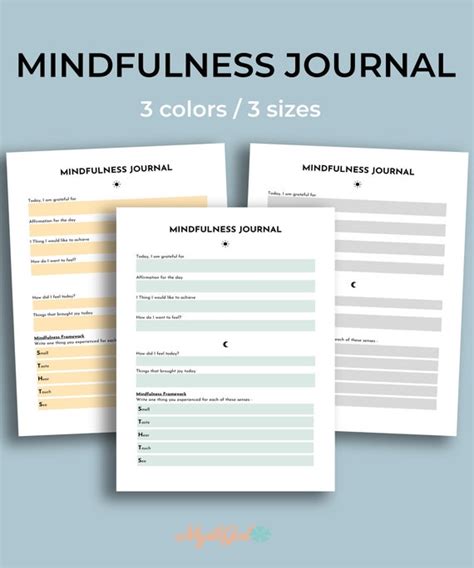 Mindful Journal Template