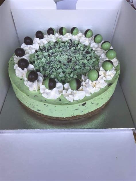 Mint aero cheesecake Aero Cheesecake, Mint, Baking, Desserts, Cakes ...