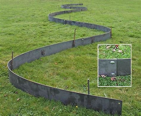 metal lawn edging cover | Metal lawn edging, Metal landscape edging, Metal garden edging