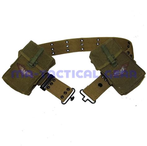 VIETNAM WAR MILITARY US ARMY S BELT AND M14 AMMO POUCH MAGAZINE BAG-in Sports Souvenirs from ...