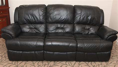 Black Leather three piece suite | in Hamilton, South Lanarkshire | Gumtree