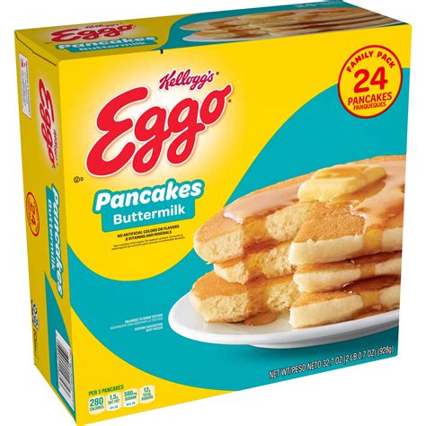 Eggo Frozen Pancakes, Frozen Breakfast, Buttermilk 32.7 oz | Shipt