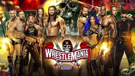 The Official WrestleMania 37 Poster. : r/SquaredCircle