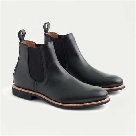 J.Crew Kenton Leather Chelsea Boots in Black for Men - Lyst