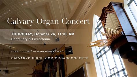 Organ Concert - October 26 - YouTube