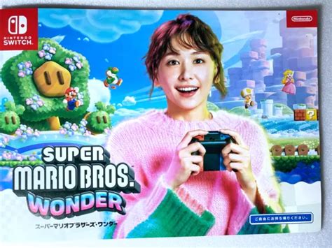 NINTENDO SWITCH: SUPER Mario Bros. Wonder Advertising Flyer from JAPAN F/S £1.18 - PicClick UK