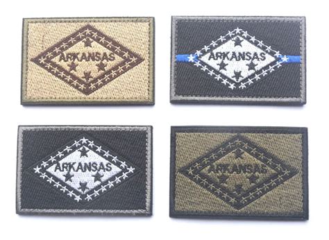 Arkansas State flag patches USA military morale Patch combat tactical ...