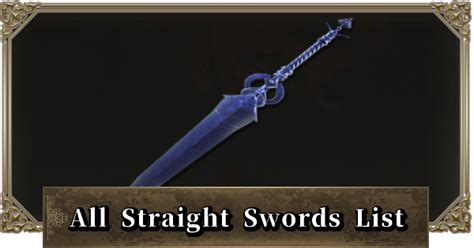 Elden Ring | All Straight Swords List - GameWith